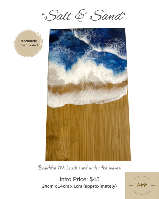 Salt & Sand - Resin Cutting Board