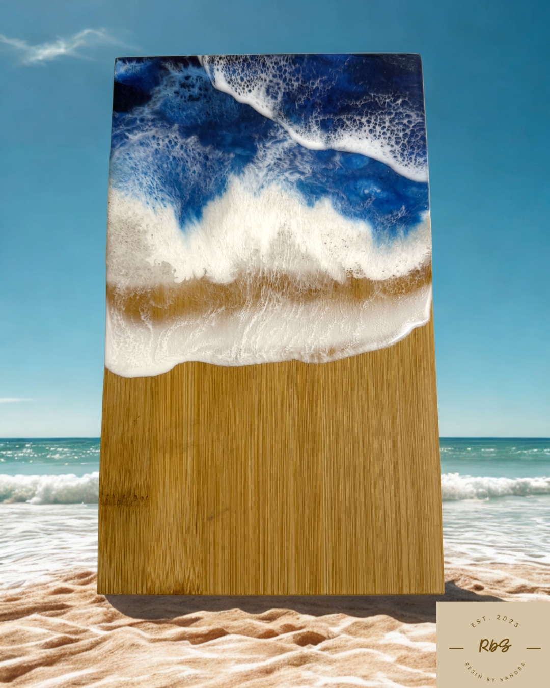 Salt & Sand - Resin Cutting Board