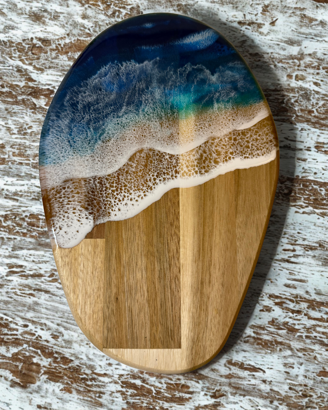 Coastal Calm - Resin Cutting Board