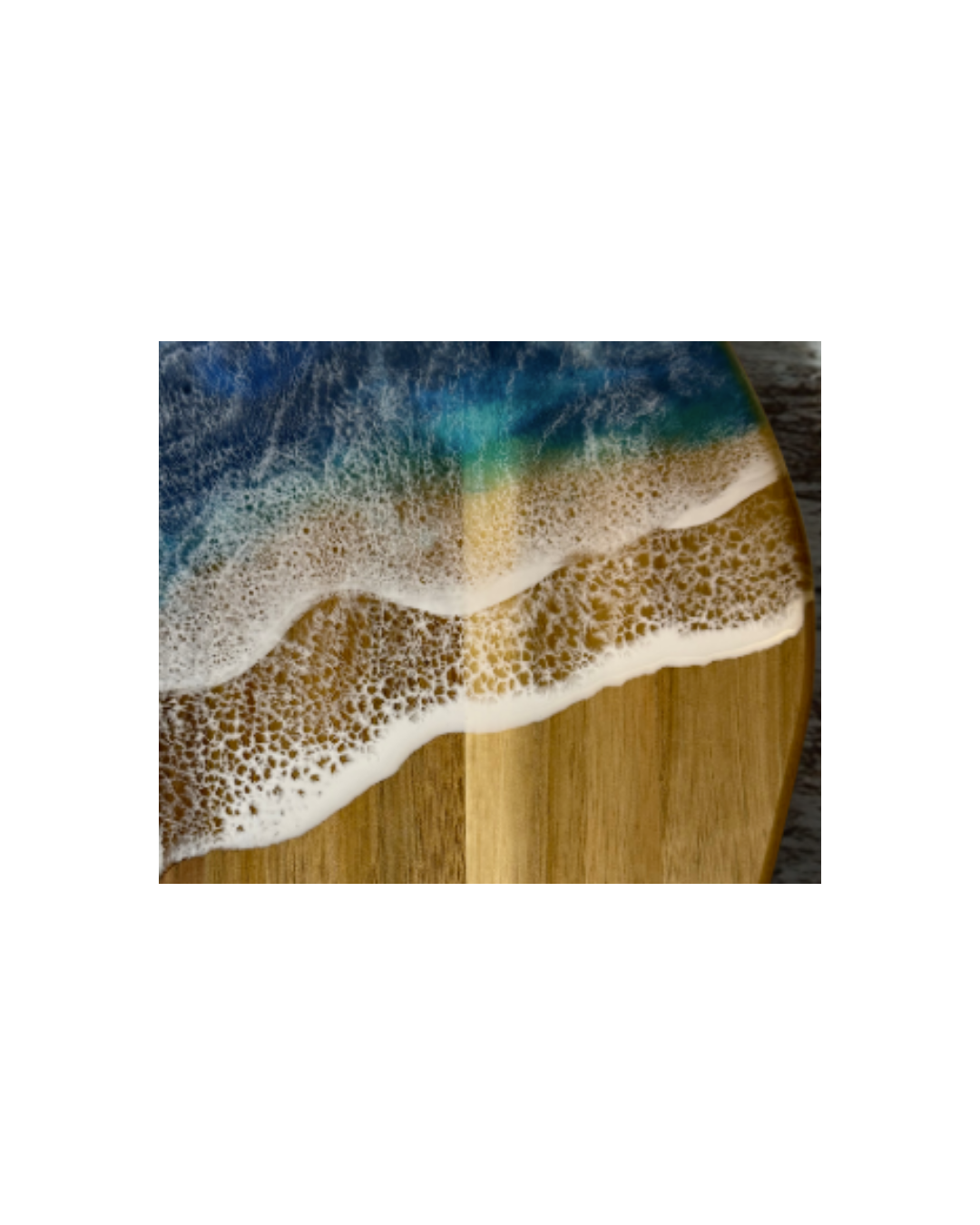 Coastal Calm - Resin Cutting Board