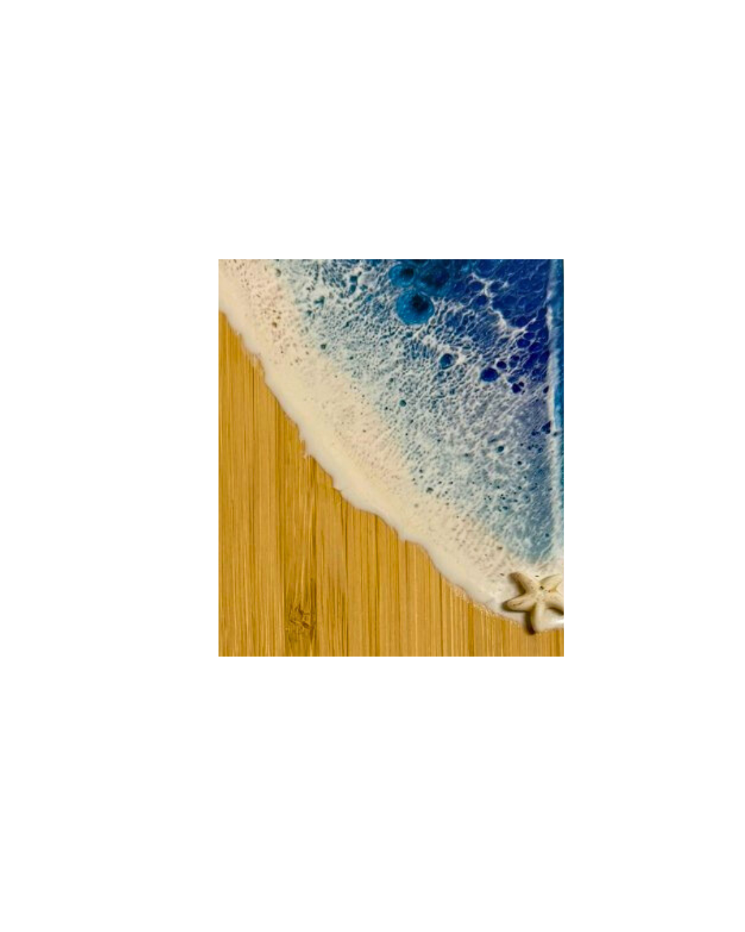 Azure Shore - Resin Cutting Board