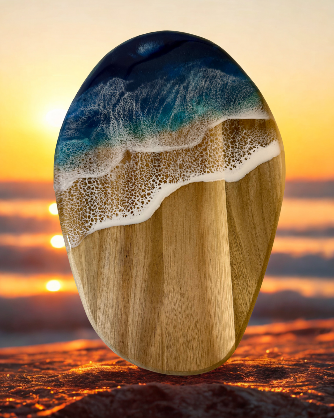 Tide Echo - Resin Cutting Board