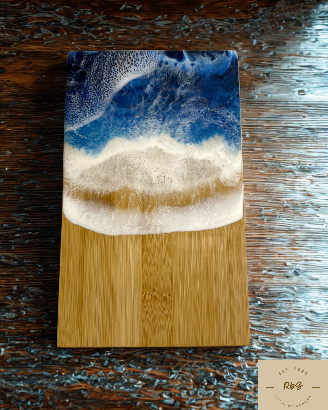 Sands of Home -  Resin Cutting Board