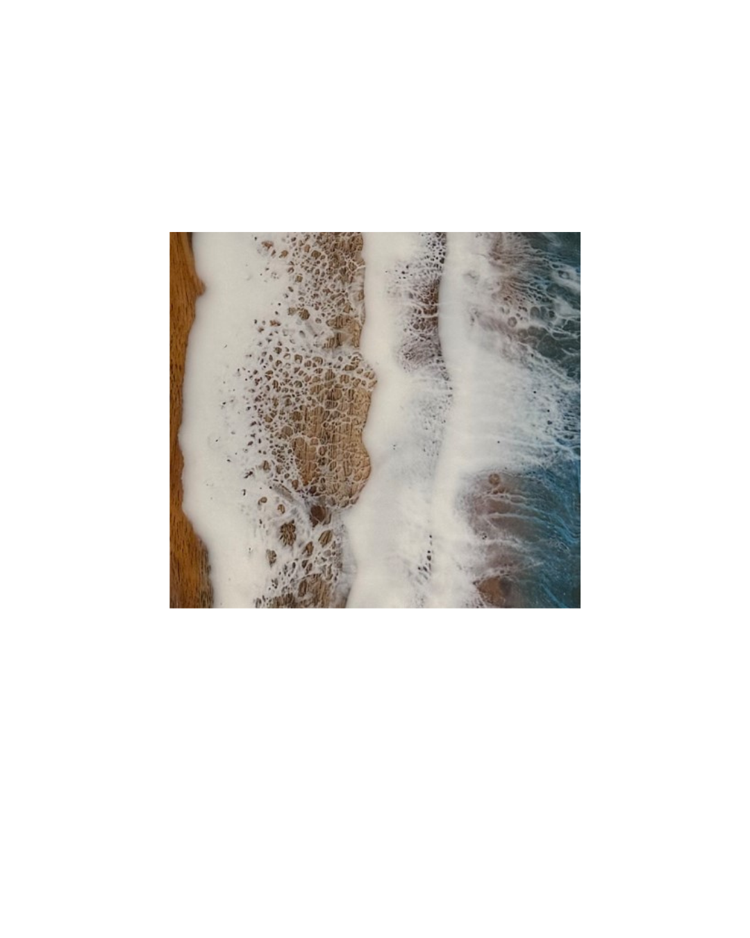 Tide Lines - Resin Cutting Board